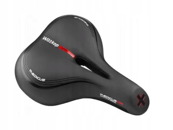 Wittkop Medicus Twin 3.0 Selle De Vélo De Ville Unisexe Confort Noir - 250x210 Mm
