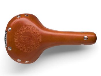 Siodło SELLE ITALIA MITICA skórzane brązowe 580g - Selle Italia