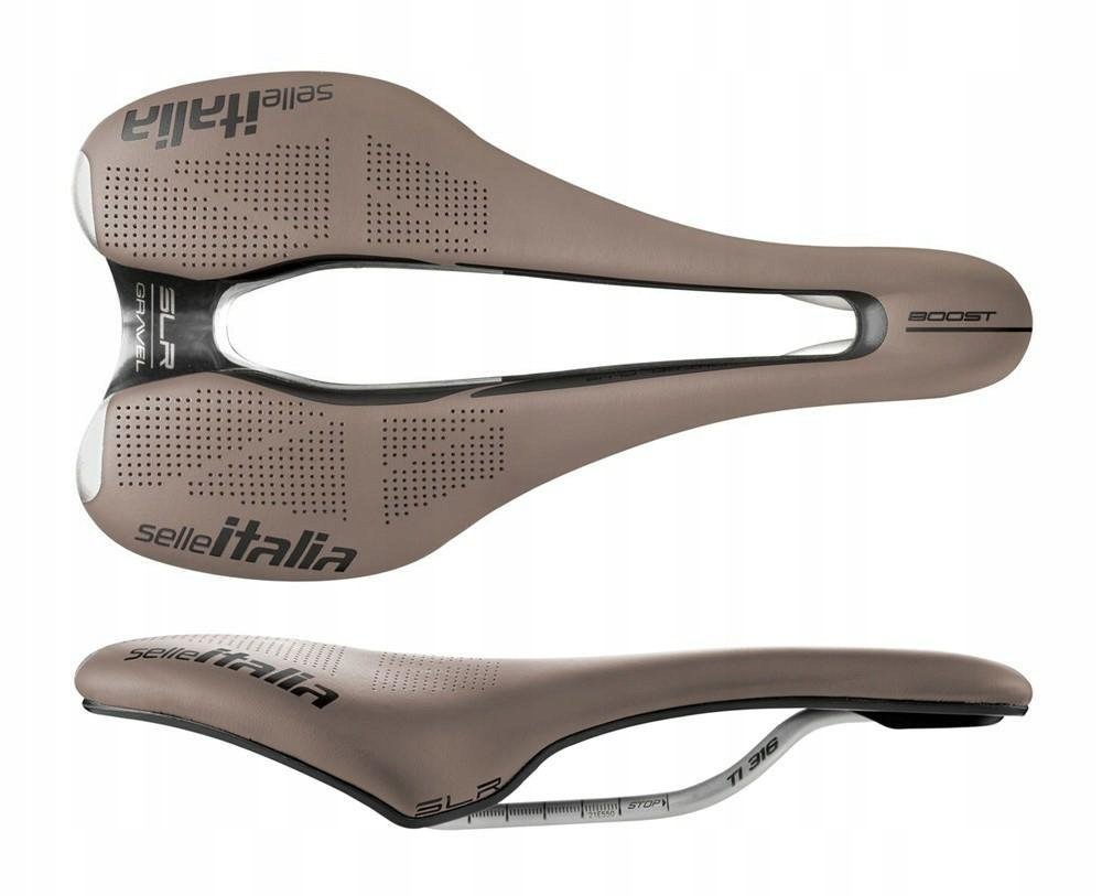 Selle Italia Siodło SELLE ITALIA SLR BOOST GRAVEL TI316 SUPERFLOW S id match S3 Brązowe