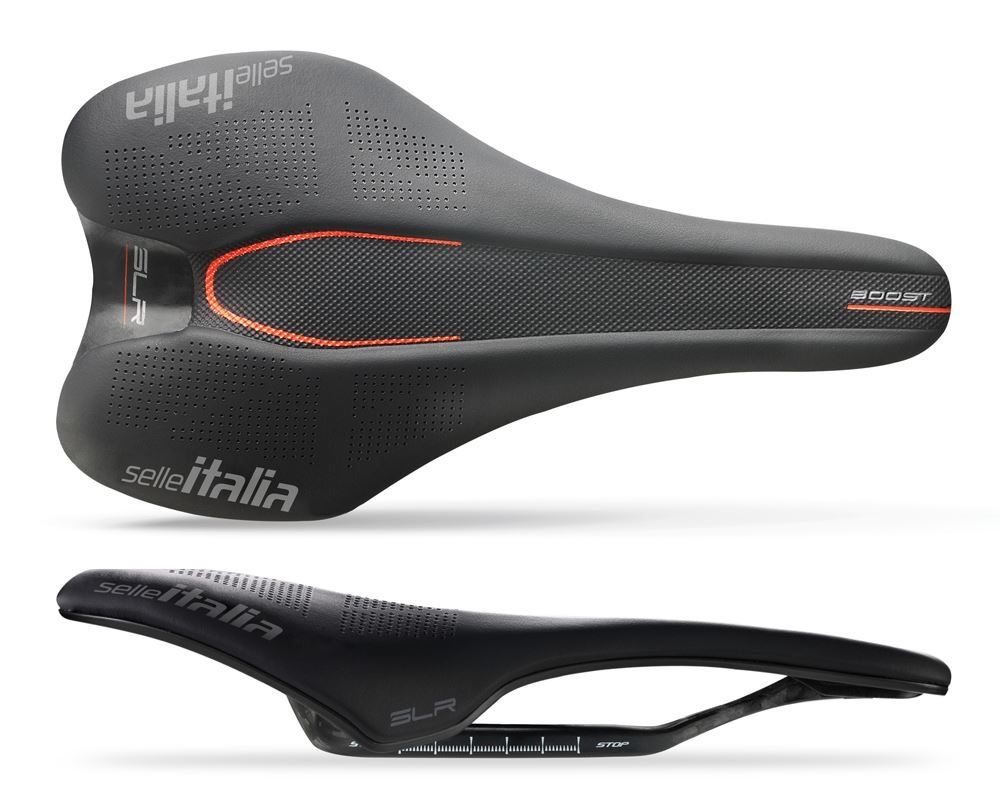 Selle Italia Siodło SELLE ITALIA SLR BOOST KIT CARBONIO L (id match L1), CarbonRail +10mm, Fibra Tek, 143g (NEW)