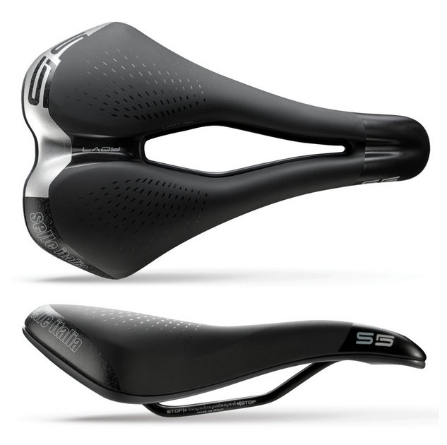 Selle Italia Siodło SELLE ITALIA SPORTOURING S 5 LADY SUPERFLOW L (id match L3), Fec Alloy Rail, Soft-Tek, Light Gel, 325g (NEW)