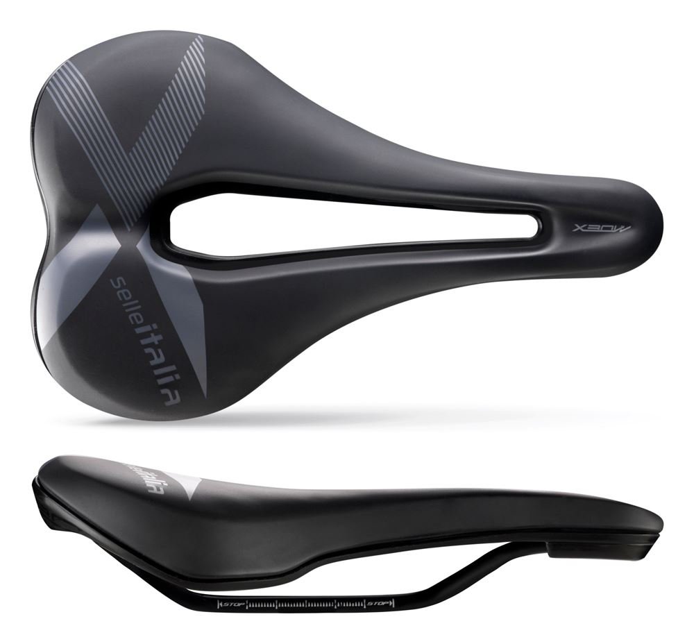 Racefiets zadel dames Selle Italia Donna Gel Flow zwart