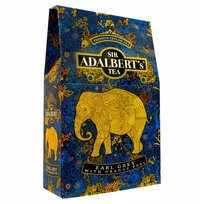 Sir Adalbert's Herbata Czarna Liściasta Earl Grey & Orange Peel Kartonik 100g Sir Adalbert's Tea