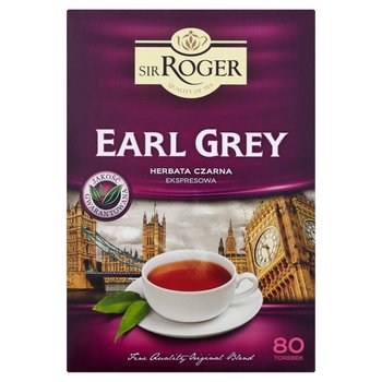 Sir Roger Earl Grey Herbata czarna ekspresowa 120 g (80 torebek) - Inna marka