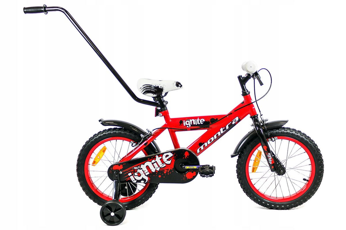 Фото - Дитячий велосипед Rower 16 Cali Dla Chłopięca Sirox Czerwony