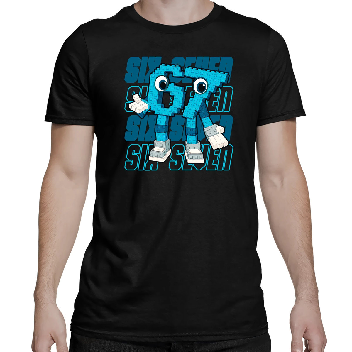 Sweat à Capuche 67 Six Seven Italian Brainrot - Drôle, Motif Gaming Meme Pour Enfants Et Ados