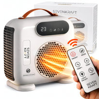 SK 7758 Termowentylator LED z pilotem