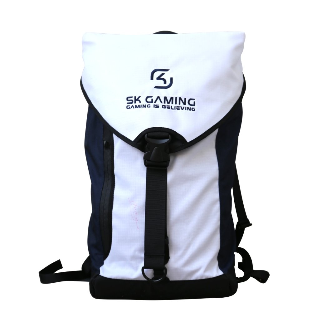 Zdjęcia - Plecak SK Gaming -  dla gracza  (biały/niebieski)