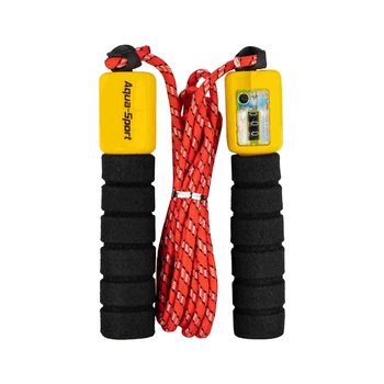 Skakanka z Licznikiem Jump Rope Aqua Sport Black/Red Fitness 275cm - AQUA SPORT