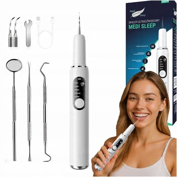 Skaler Ultradźwiękowy Do Zębów - 5 trybów do usuwania kamienia nazębnego - Medi Sleep