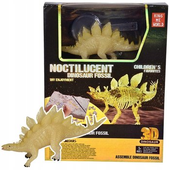 Skamielina Dinozaur Szkielet Stegozaur 3D Świeci - Norimpex