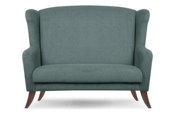 Skandynawska sofa uszak niebieska LAMBER - Konsimo