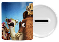 SKARBONKA DLA DZIECI EPOKA LODOWCOWA Z IMIENIEM