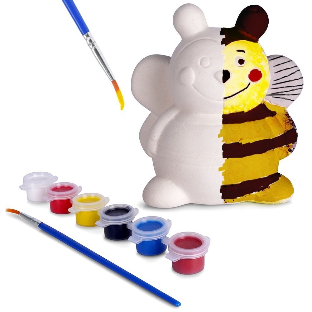 Фото - Скарбнички Skarbonka do samodzielnego malowania pszczółka