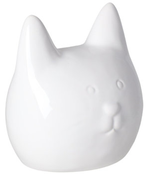 Skarbonka Kot Biała Ceramiczna 12 Cm - Ewax