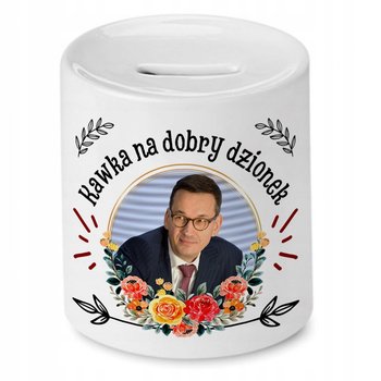 Skarbonka Mateusz Morawiecki na Urodziny Prezent z Nadrukiem ze Zdjęciem - PoliDraw