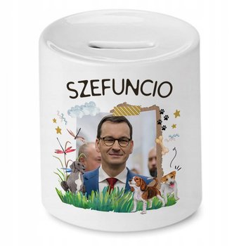 Skarbonka Mateusz Morawiecki na Urodziny Prezent z Nadrukiem ze Zdjęciem - PoliDraw