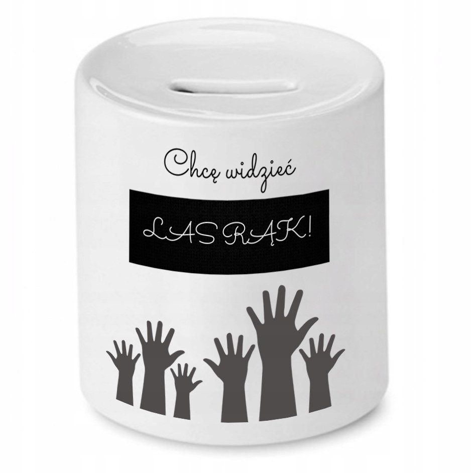 SKARBONKA NA DZIEŃ NAUCZYCIELA CHCE LAS RĄK z Nadrukiem ze Zdjęciem ...