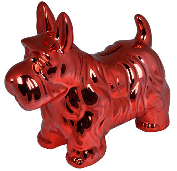 Skarbonka, Pies czerwony duży, 21x9,5x19 cm - Ewax