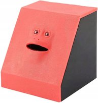 Skarbonka Twarz Sejf Zabawka Interaktywna Czerwony