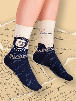 Skarpetki ADAM MICKIEWICZ prezent dla polonisty unisex 39-42 - Nadwyraz.com