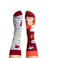 Skarpetki bawełniane kolorowe - Boss Lady - 36-39 - Nanushki