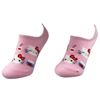 Skarpetki Bawełniane Stopki Różowe Hello Kitty Damskie 36-40 - Inna marka
