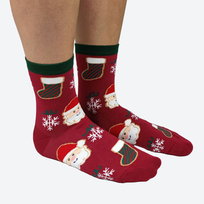 Skarpetki Bożonarodzeniowe - Świąteczne Skarpetki Ze Św. Mikołajem I Skarpetą CandySox