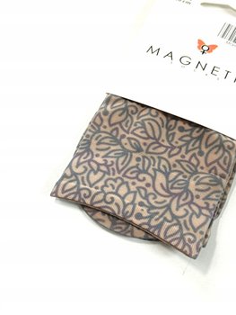 Skarpetki cienkie Lycra beżowe w ornamentowy wzór Magnetis 20 den one size - Inna marka