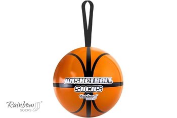 Skarpetki Damskie Męskie Na Prezent Na Urodziny Świąteczne Rainbow Socks Basketball Ball Dla Fanów Koszykówki 2 Pary 41-46 - Rainbow