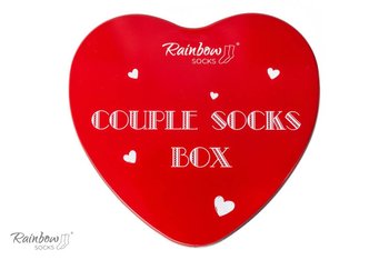 Skarpetki Damskie Męskie Na Prezent Na Urodziny Świąteczne Rainbow Socks Couple Box Dla Zakochanych 2 Pary 41-46 - Rainbow