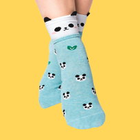 Skarpetki damskie z Panda - So cute panda - Urocze skarpetki dla kobiet CandySox