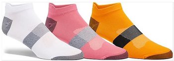 Skarpetki Do Biegania Asics Training Sock | White/Pink/Orange - Rozmiary 43-46 - Asics