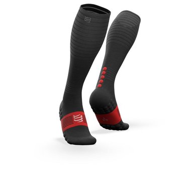 Skarpetki Do Biegania Compressport Full Socks Racing Oxygen | Czarne - Rozmiary 45-48 - Compressport