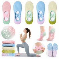 SKARPETKI DO TAŃCA JOGI SKARPETKI PILATES ANTYPOŚLIZGOWE ZESTAW 5 PAR Cozy Home