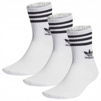 Skarpetki męskie adidas IJ0733 CREW 3STR Białe