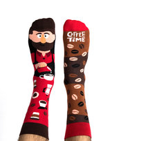 Skarpetki męskie bawełniane -  Paulo Coffeelho - 36-39 - Śmieszne skarpetki