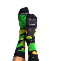 Skarpetki męskie kolorowe - Gorilla - 44-46 - Skarpety bawełniane