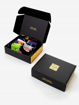 SKARPETKI MĘSKIE Zestaw 10 Par Skarpet Zapakowanych Na Prezent KOLOROWE UNI - UrbanSocks