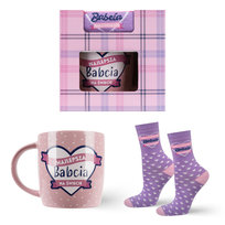 Skarpetki Najlepsza Babcia w Kubku - 35-40