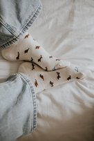 Skarpetki Psy Pudelek 35-38 Kremowe, La Skarpeta