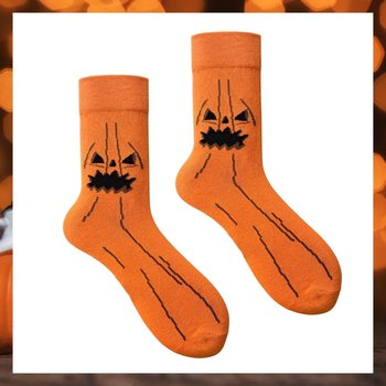 Skarpetki Scary Pumpkin'S Face W Dynie Halloween - 31-34 - HESE