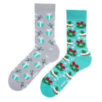 Skarpetki Świąteczne damskie ZOOKSY 36-40 kolorowe zimowe długie