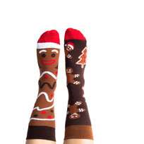 Skarpetki świąteczne El Gingero 36-39 - Skarpetki bawełniane Nanushki