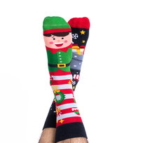 Skarpetki Świąteczne Elfis 40-43 Skarpety bawełniane Nanushki