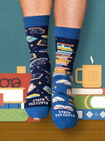 Skarpetki TATA TEŻ CZYTA prezent dla taty mola książkowego 41-46