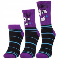 Skarpetki UNISEX Różne Długości Kolorowe Śmieszne ZESTAW 3-PAK 39-41 MORAJ