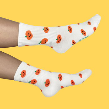 Skarpetki z dynią - Skarpetki na Halloween - CandySox