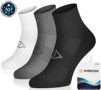 Skarpetki Za Kostkę 1/2 Frotte Sportowe Antybakteryjne Z Jonami Srebra Silverplus Art. 0679 3-Pak Mix - 41-43, 41-43 Inna marka