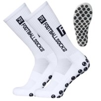 SKARPETY Antypoślizgowe PIŁKARSKIE FOOTBALL Socks Sportowe Getry Białe Inna marka